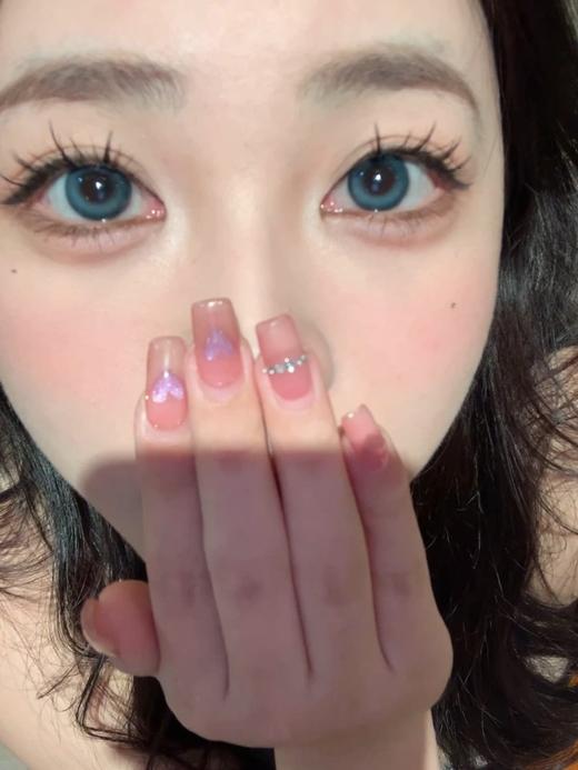 pfgirlcon 年抛美瞳 蓝冰泪 直径14.2mm着色13.4mm 商品图5