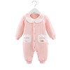 【三层锁温 防风保暖】婴儿连体衣服秋冬棉三层保暖连体衣婴儿衣服宝宝加厚新生爬服哈衣 商品缩略图4