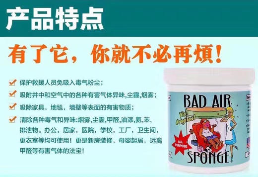 国内现货！BadAir 空气净化剂 去除甲醛异味烟味 商品图5