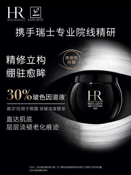 【限时秒杀】【1F】HR赫莲娜黑绷带活颜修护眼霜15ml 商品图1