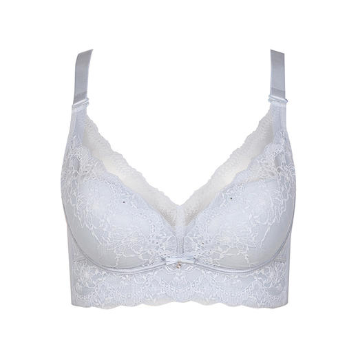 都市丽人舒软挺塑AB杯适穿蕾丝调整型文胸两种厚度3/4杯塑身文胸无钢圈内衣四排扣LJ31H5 商品图7