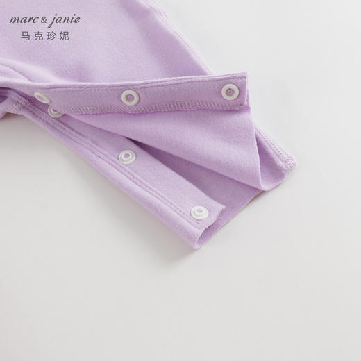 【德绒发热】马克珍妮婴儿秋冬新款男女宝宝无骨保暖连体衣231230 商品图4