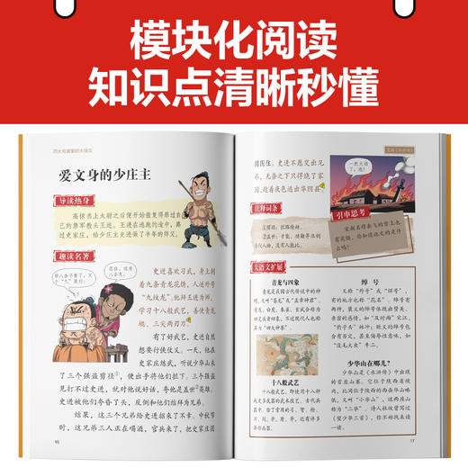 《四大名著里的大语文》（笑读西游记、红楼梦、三国演义、水浒全8册）| 名著高频考点速记 商品图2