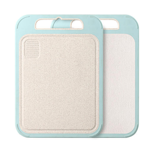 「小麦秸秆菜板」切菜板案板 塑料菜板双面菜板 厨房用品 商品图0