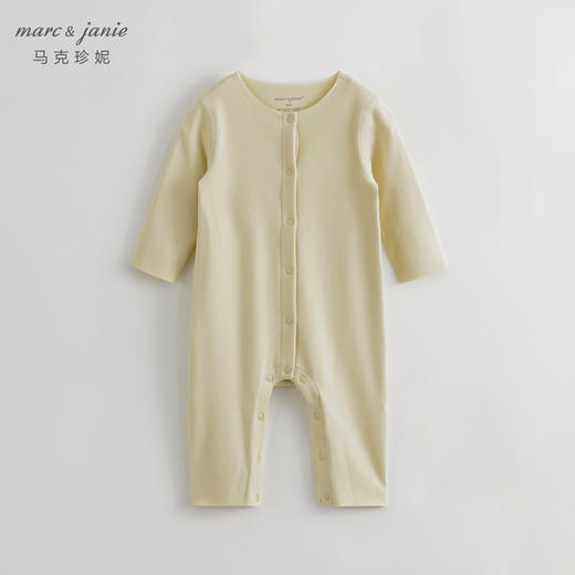 【德绒发热】马克珍妮婴儿秋冬新款男女宝宝无骨保暖连体衣231230 商品图1