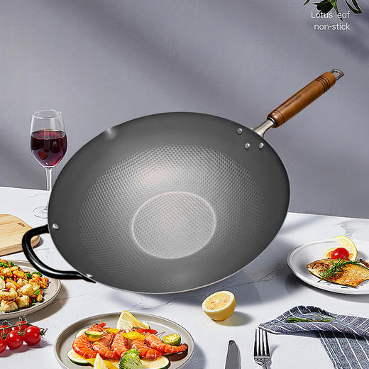 日本进口NLN高温窒化铁锅纯铁无涂层33cm 商品图2