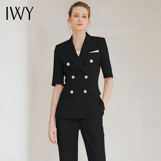 IWY/黑色西装套装女时尚气质职业装232022CP1 商品图0