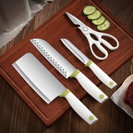 「颜值派！北欧极简风」家用菜刀厨房套装组合厨师用品刀具套装家用颜值不锈钢菜刀全套 商品图3