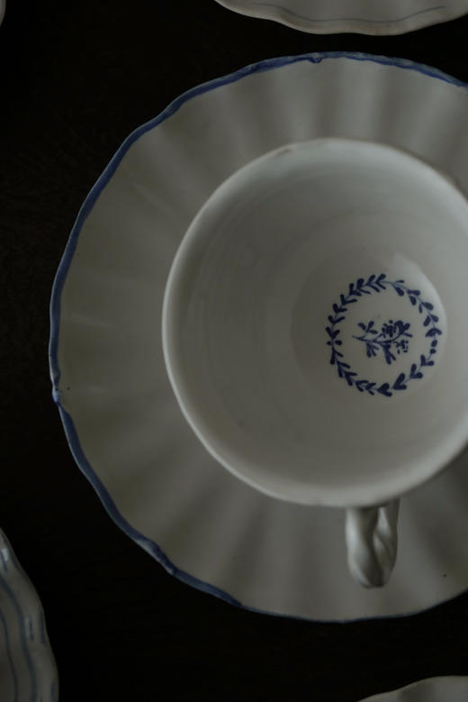 中田雄一93Demi咖啡套杯 叶团青花 商品图2