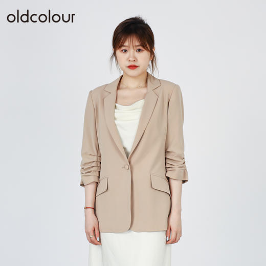 oldcolour欧珂商场同款休闲简约通勤职业西装外套女O31048151 商品图0