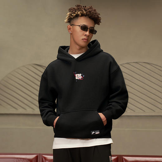 有志者UZIS篮球运动卫衣男士休闲宽松连帽套头衫秋冬保暖上衣血脉 商品图1