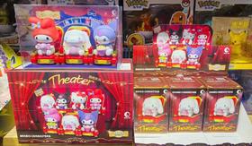 【满2盒送展示罩出样】正版三丽欧剧院电影院系列盲盒酷库洛米美乐蒂玉桂狗公仔手办摆件物料