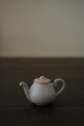 中田雄一60明橙轮线盖茶壶