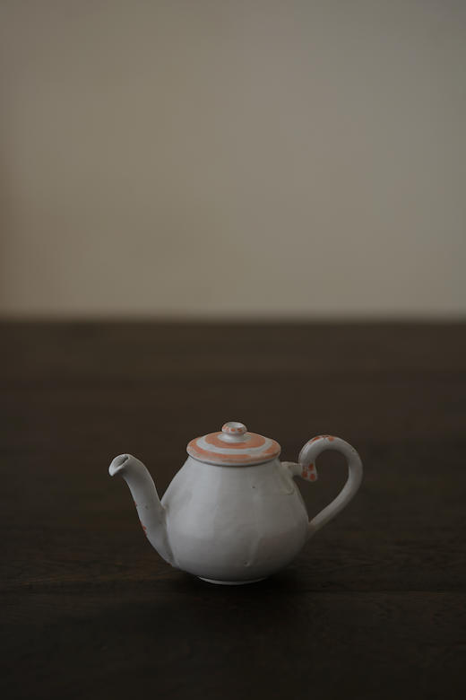 中田雄一60明橙轮线盖茶壶 商品图0