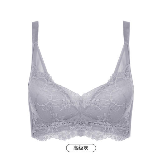 都市丽人舒软挺塑AB杯适穿蕾丝调整型文胸两种厚度3/4杯塑身文胸无钢圈内衣四排扣LJ31M2 商品图7