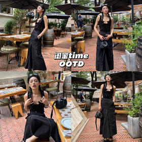 经典单品｜闺蜜约饭𝑜𝑜𝑡𝑑，今天是全黑的酷酷吕孩👧🏻