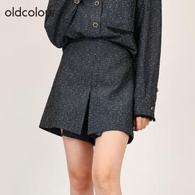 oldcolour欧珂秋商场同款休闲简约牛仔短裤裤裙女O32071210