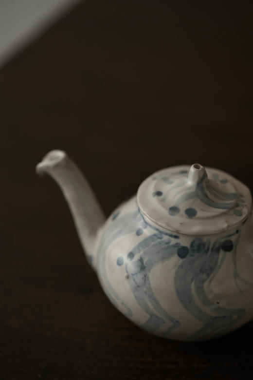 中田雄一54青灰流连文茶壶 商品图5