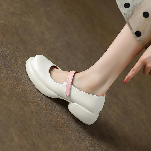 时尚百搭，厚底粗跟玛丽珍单鞋XWJ-X333-3 商品图9