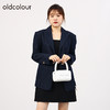 oldcolour欧珂秋季休闲高级感蓝色牛仔西装外套女O33040317 商品缩略图3