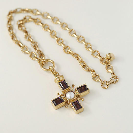 【博主-珠珠EVA同款】大英博物馆联名系列 | 拜占庭十字架项链 商品图2