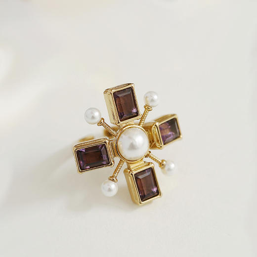 【演员蔡文静同款】大英博物馆联名系列 | 拜占庭十字架戒指 商品图2