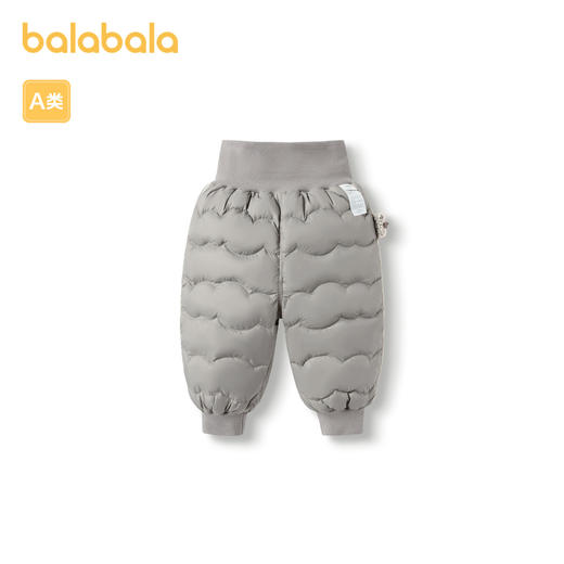 巴拉巴拉儿童羽绒裤男童长裤女童裤子新款保暖裤高腰护肚加厚 商品图1