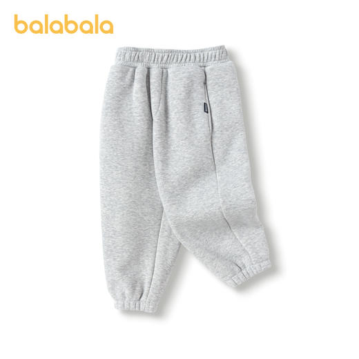 巴拉巴拉男童长裤加绒加厚儿童裤子秋冬新款女童宝宝运动裤潮 商品图1