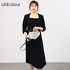 oldcolour欧珂秋商场同款简约方领高级感通勤公主裙HO35102517 商品缩略图0