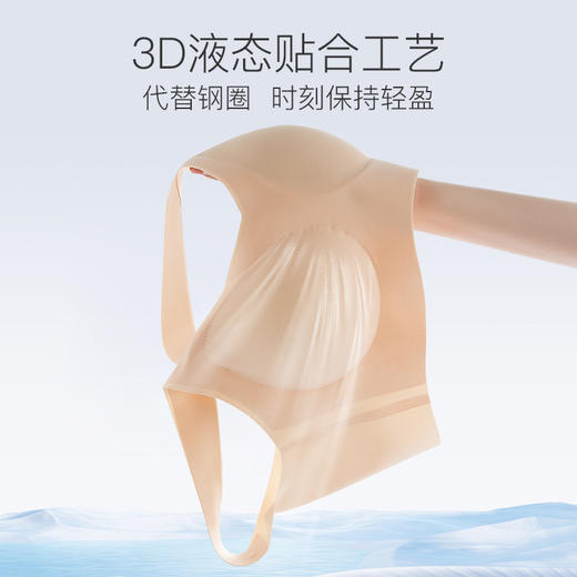 爱帝女士无痕固定杯背心式文胸 商品图3