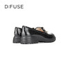 【复古藏家】迪芙斯D:FUSE秋款单鞋女乐福鞋圆头牛皮方扣深口厚底鞋女DF33112216 商品缩略图6