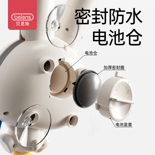 贝恩施儿童洗澡玩具婴儿宝宝戏水喷头花洒套装男女孩沐浴玩水神器 商品图3