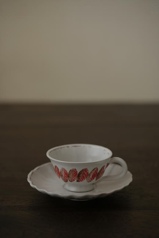 中田雄一65Demi咖啡套杯 叶莲纹 商品图0