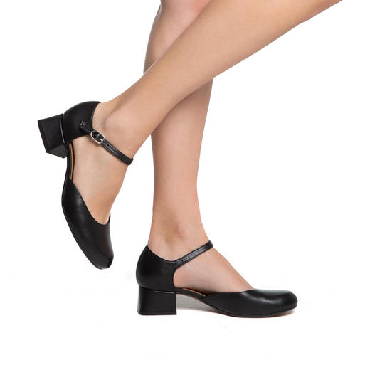 限时特价——西班牙原产优雅舒适时尚经典复古MaryJane玛丽珍款女时装鞋22200黑色 商品图10