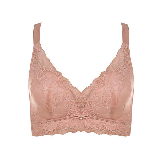 都市丽人舒软挺塑BC杯适穿蕾丝调整型文胸薄款3/4杯塑身文胸无钢圈内衣四排扣LJ32H5 商品图5