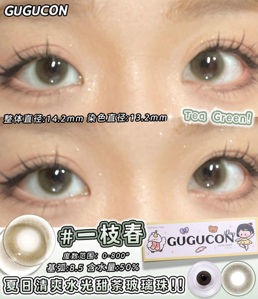 gugucon（gugulens） 日抛 一枝春 直径14.2mm着色13.2mm 商品图2