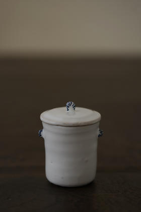 中田雄一42青耳饰茶入