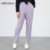oldcolour春秋商场同款气质百搭高腰宽松休闲裤女通勤O31073162 商品缩略图1