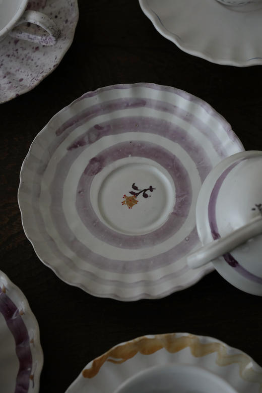 中田雄一86Demi咖啡套杯 紫花景/轮线 商品图2