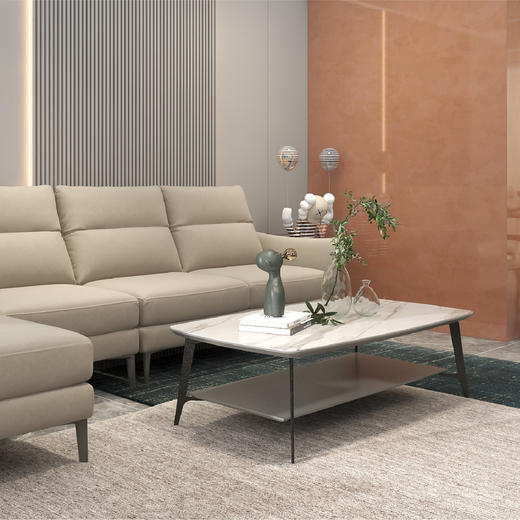 顾家家居整装 现代简约 茶几电视柜餐台餐椅 PT2065系列 商品图1