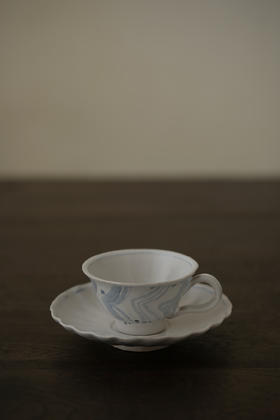 中田雄一66Demi咖啡套杯 青灰流连文