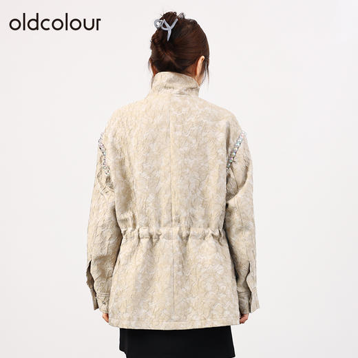 oldcolour欧珂秋季气质宽松显瘦休闲工装中款外套女O33042382 商品图4