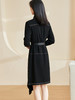 剩S/M/L/XL 米思阳2026春季新款通勤时尚设计感连衣裙系带撞色长袖裙子女2590 商品缩略图1
