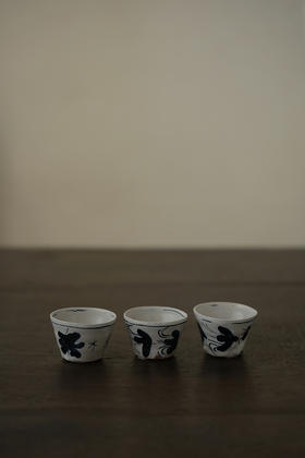 中田雄一122三茶杯 青文