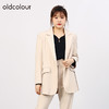 oldcolour欧珂商场同款秋复古百搭通勤休闲西装外套女O34048429 商品缩略图0