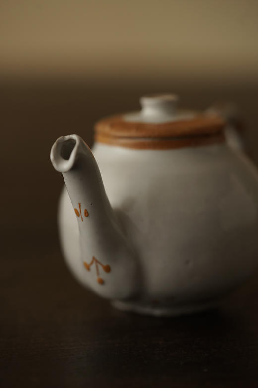 中田雄一60明橙轮线盖茶壶 商品图5