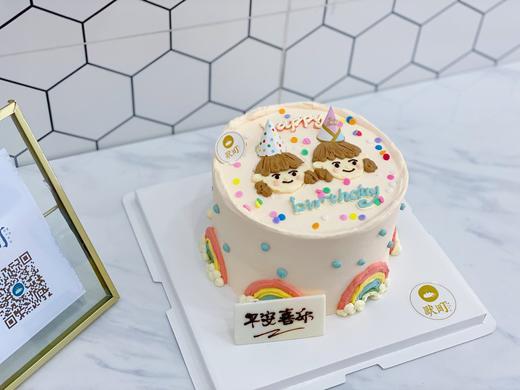 孖妹&双宝&双妹儿手绘蛋糕 商品图2