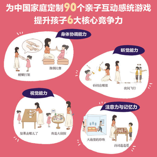 全彩图解儿童感觉统合与功能性训练游戏 家庭教育类育儿书籍 感觉统合 功能性游戏 训练 *子游戏 育儿百科家教读物 商品图3
