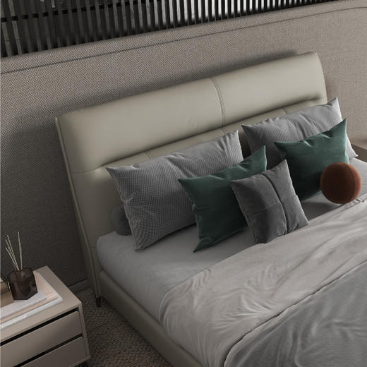 顾家家居整装 现代简约 布艺软床 KZ.B5007B静夜思 商品图2