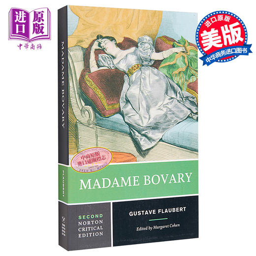 【中商原版】包法利夫人 诺顿文学解读系列 英文原版 Norton Critical Editions: Madame Bovary Gustave Flaubert 商品图0